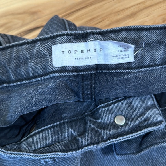 TOPSHOP Straight leg jeans - Picture 3 of 5